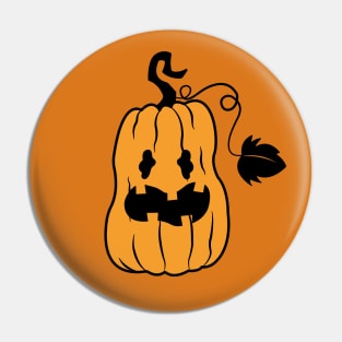 halloween pumpkin funny No.1 Pin