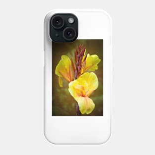 Yellow Canna Lilies Phone Case