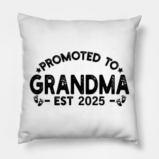 Promoted to Grandma est 2025 Pillow