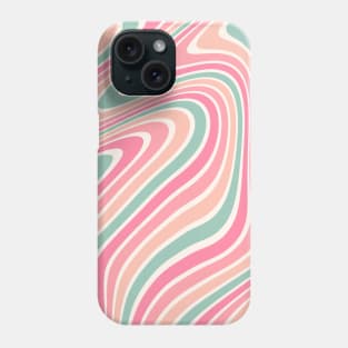 Retro Colorful Candy Swirl 70s Pattern Phone Case