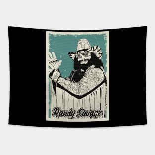 Vintage Randy Savage // Macho Man Tapestry