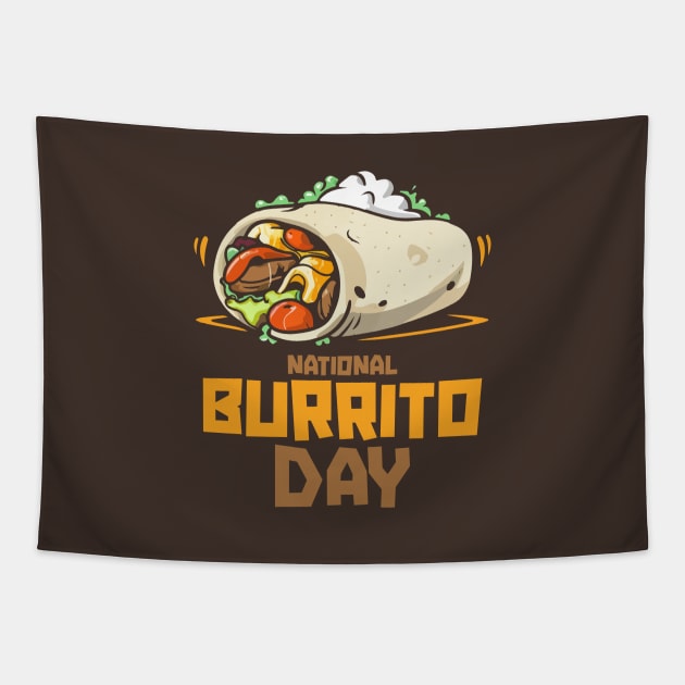 National Burrito Day – April Tapestry by irfankokabi