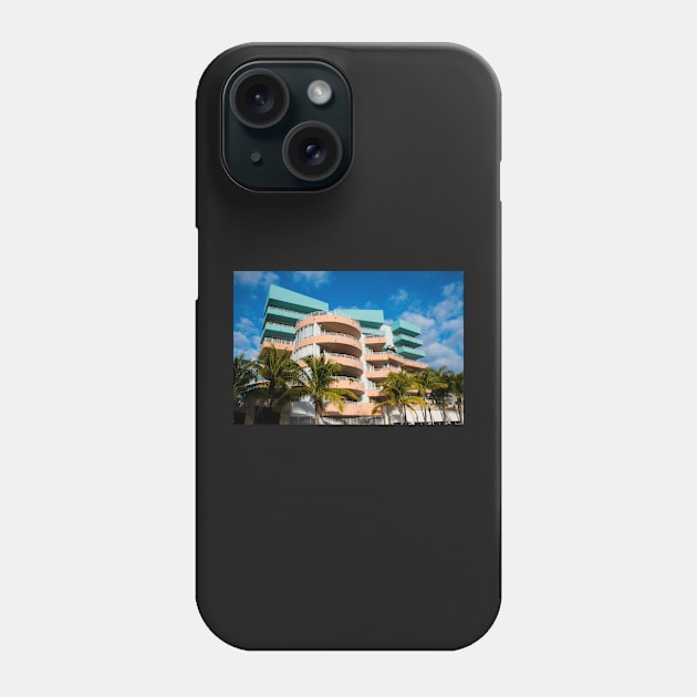 Miami Beach South Beach Art Deco Condos Phone Case by WayneOxfordPh