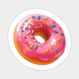 pink donut Magnet