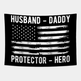 Husband Daddy Father's Day 4th of July Dad Tapestry