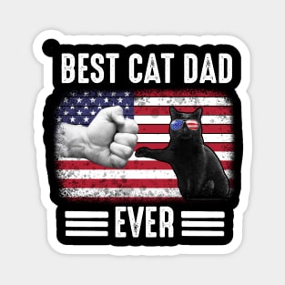 Best Cat Dad Ever Costume Gift Magnet