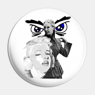 female look expressive woman Pin