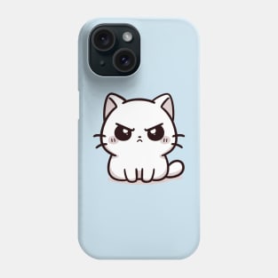 angry cat Phone Case