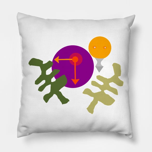 Rain forest and time space Pillow by jaml-12