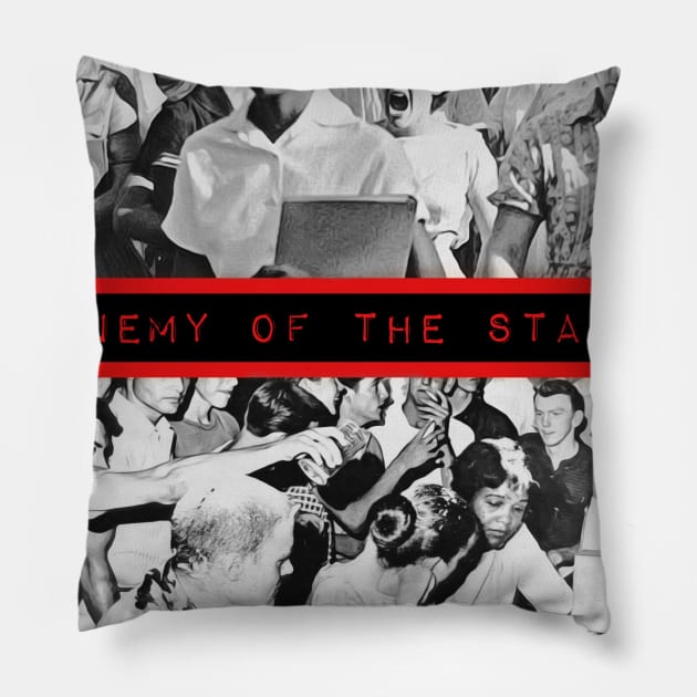 E.O.T.S (Hate) Pillow by BlackOzean