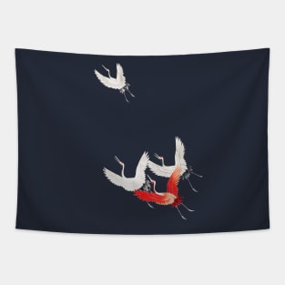 Flock of Cranes Tapestry