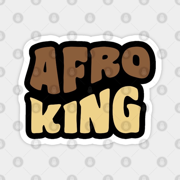 Afro King, Black King, Black Man Magnet by UrbanLifeApparel