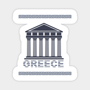 In this work we see the legendary Greek Acropolis. Ancient Greece is the cradle of the modern world. Magnet