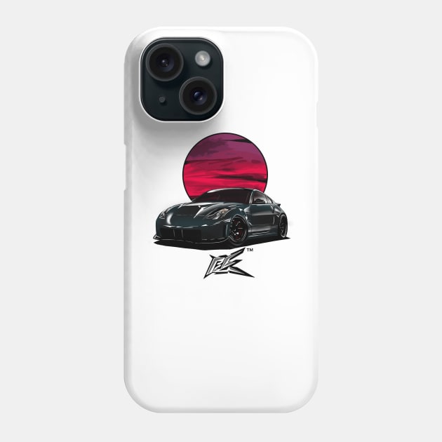 nismo 350z pearl midnight black Phone Case by naquash