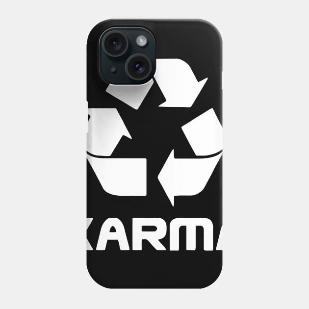 Karma Recycle Phone Case by Ramateeshop