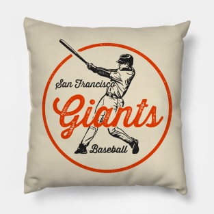 Vintage Giants Pillow