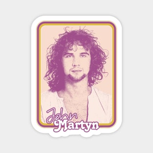 John Martyn // Retro Style Folk Music Lover Design Magnet