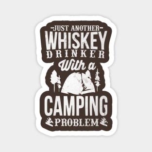 Whiskey In Camping Magnet