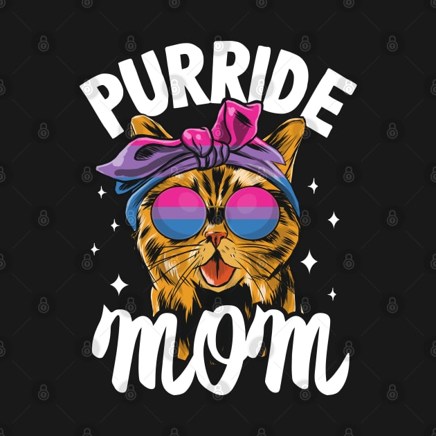 Purride Mom Cat Funny Bi Pride by Kuehni