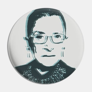 RBG in grays Pin