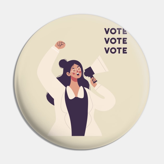 Vote Pin by Dizzyland
