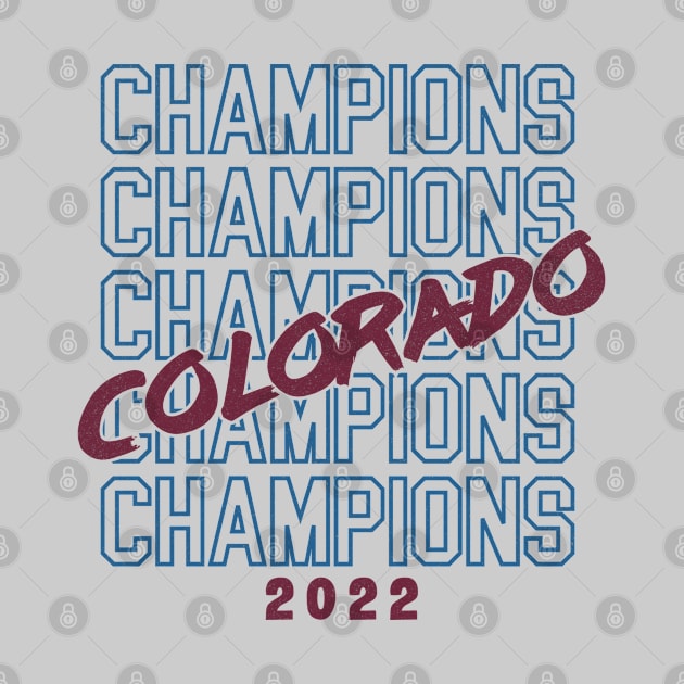 Colorado Hockey Champions 2022 by Ruffeli