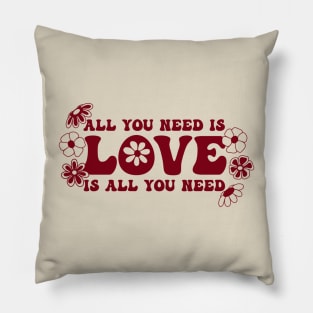 All You Need is Love | Artwork by Julia Healy Pillow