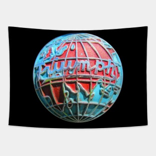 Triumph globe classic car logo badge Tapestry