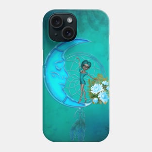 Little fairy on the moon Phone Case