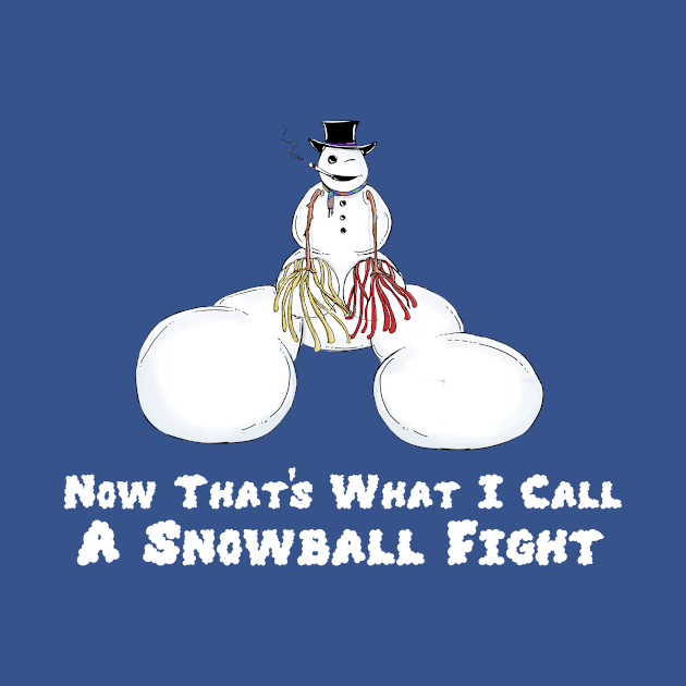 Snowball Fight - Naughty Snowman by SillyShirts