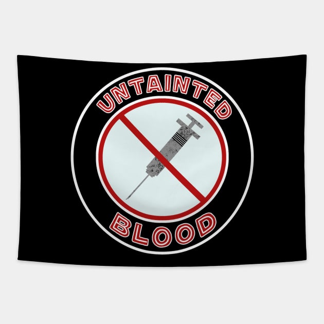 Untainted Blood Freedom Lovers Anti Communist Tapestry by DesignFunk