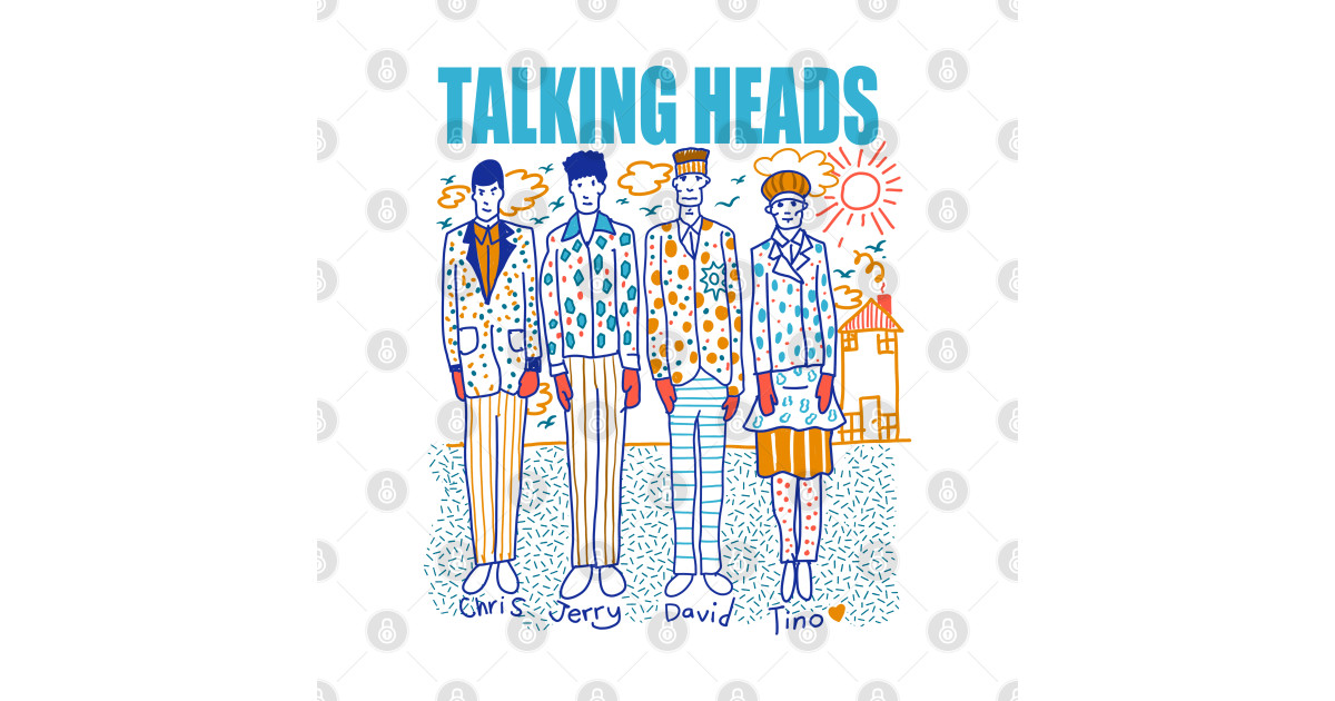 90s Talking Heads - Talking Heads - T-Shirt | TeePublic