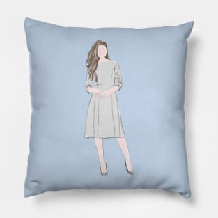 fashionable lady Pillow