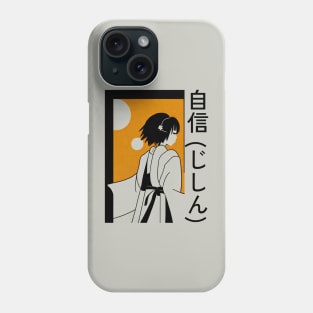 Self confidence - manga style, japanese Phone Case