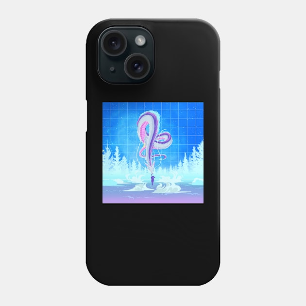 Dragon in the sky Phone Case by Michael.Alexander.art