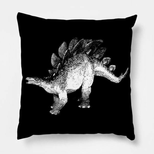 Stegosaurus Pillow by nickbeta