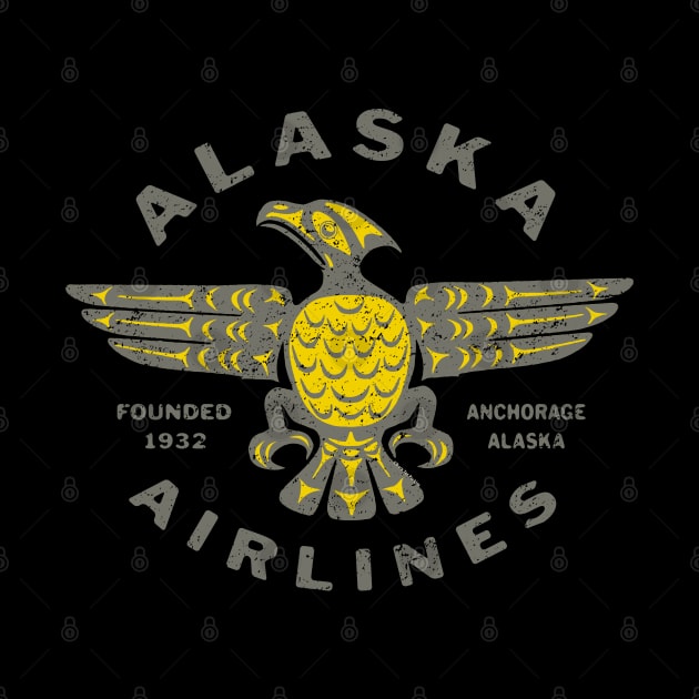 Alaska Airlines 1 by Buck Tee by Buck Tee