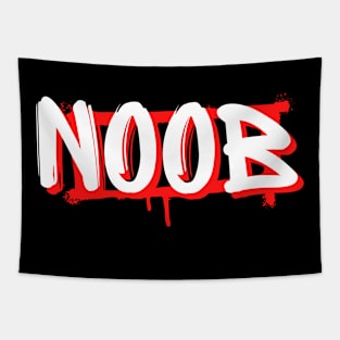 Noob - funny words - funny sayings Tapestry