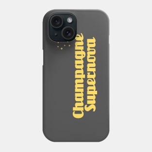 Champagne Supernova, mustard Phone Case