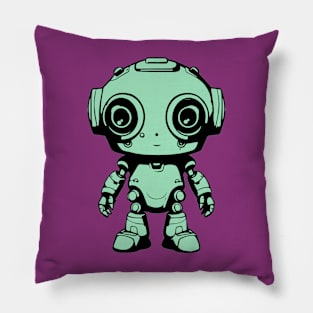 Badass Robot 4 Pillow