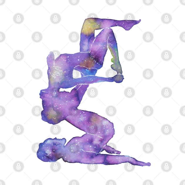 Acro Yoga Nebula by LaBellaCiambella