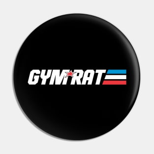 Gym Rat - Nostalgic Joe Soldier Logo Style Pin