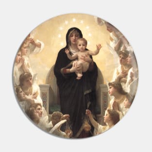 Regina Angelorum by Bouguereau Pin