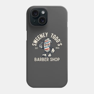 Sweeney Todd's vintage Barber shop, retro 1800's Phone Case