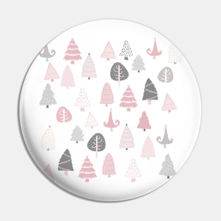 Pink Trees Pin