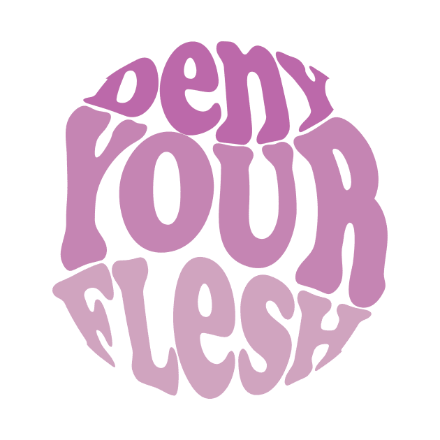 Deny Your Flesh - Lilac by Justin Walker Creative