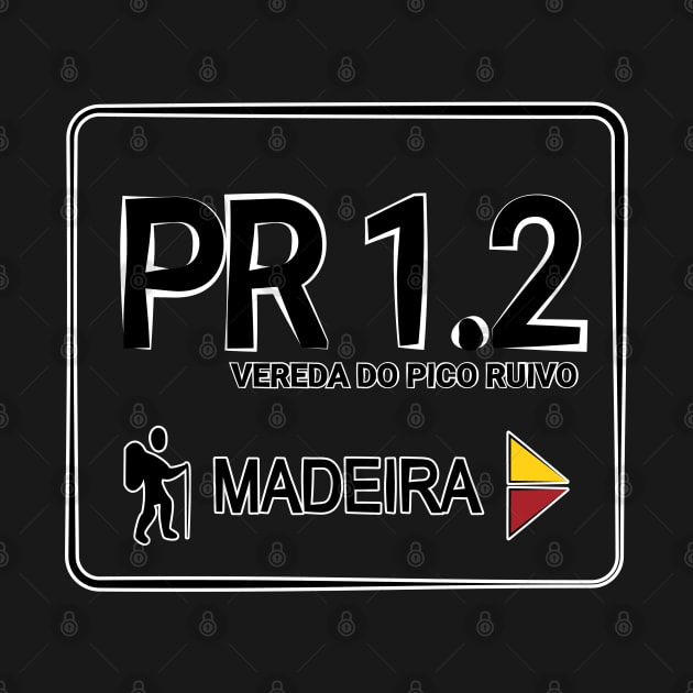 Madeira Island PR1.2 VEREDA DO PICO RUIVO logo by Donaby