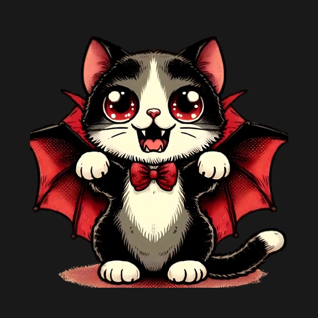 Vampire cat by NightvisionDesign