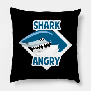 Shark angry Pillow