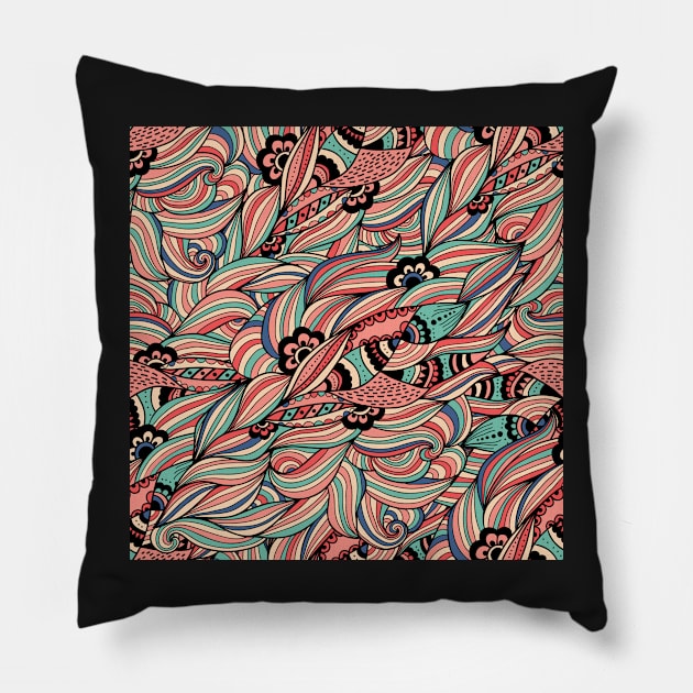 Hand Drawn Flowers | Urban Finery Pillow by uppermosteN